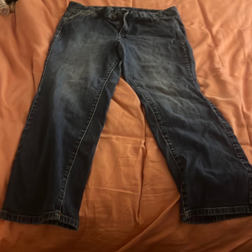 Good old fashioned lane Bryant blue jeans